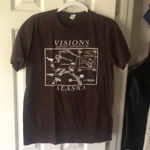 Brown tee shirt
